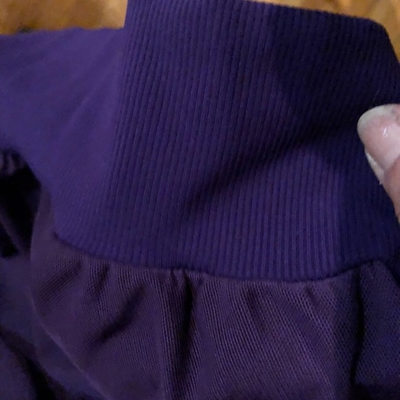 Lululemon Athletica size 10 purple Tadasana mesh back jacket thumb holes - Picture 12 of 15
